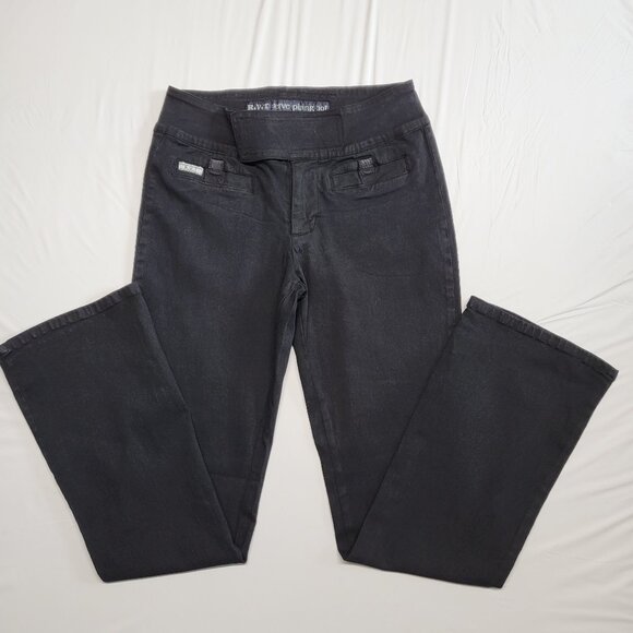 Vintage RVT Jeans Serve Piping Hot Womens Size 9/10 Bootcut Black 28X30.5 - Picture 1 of 16